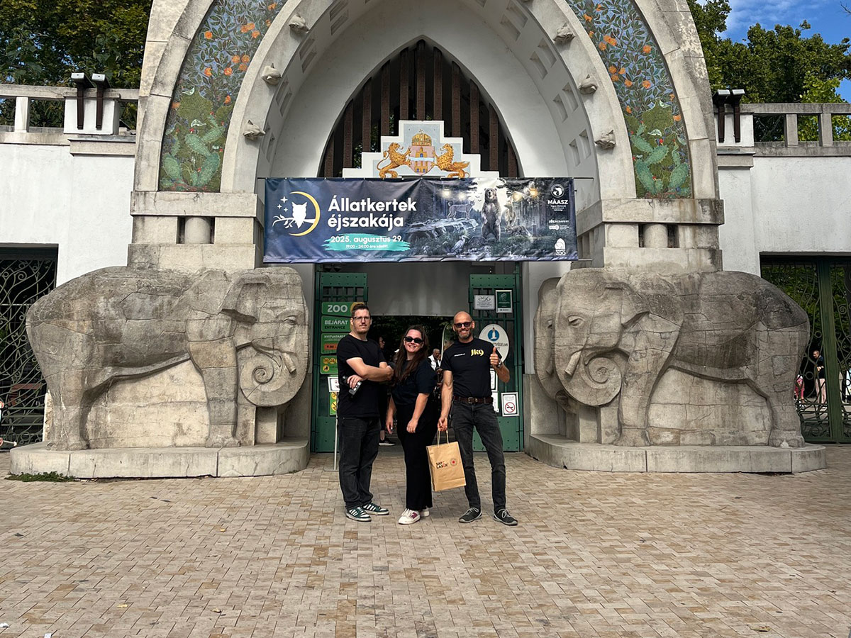 The First Day of the JK9 Pet Laser Team at the Budapest Zoo & Botanical Garden